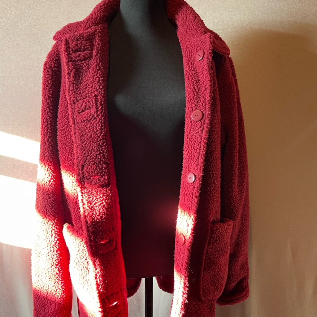 Womans Vintage Red Tudor Court Jacket